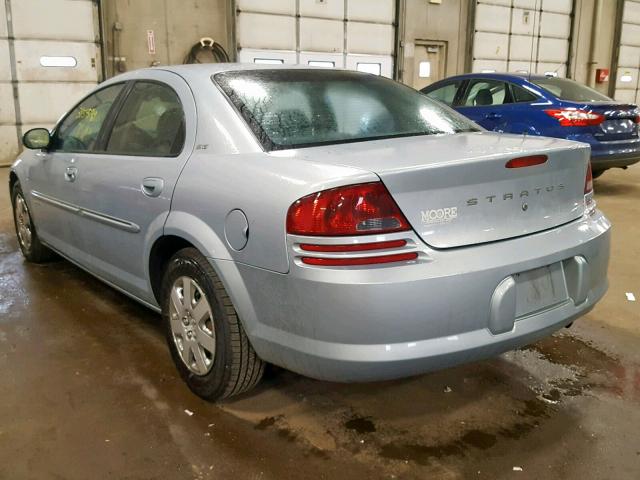 1B3EJ46X81N539017 - 2001 DODGE STRATUS SE BLUE photo 3