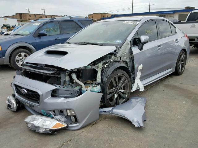 JF1VA1F66H9802988 - 2017 SUBARU WRX PREMIU SILVER photo 2