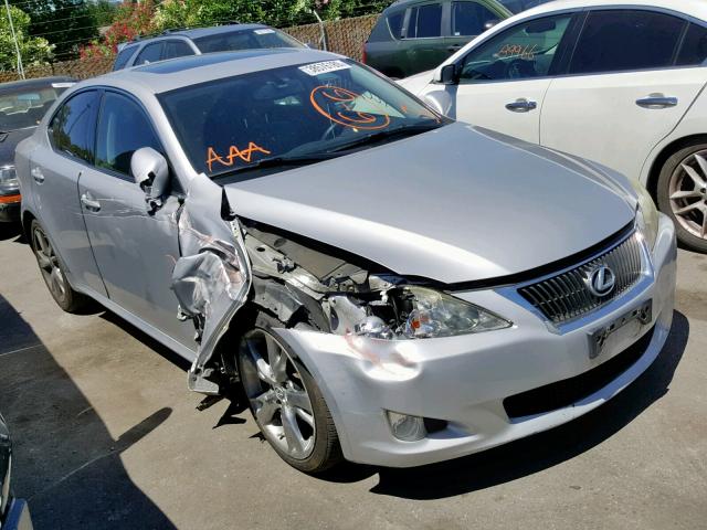 JTHBK262195090832 - 2009 LEXUS IS 250 SILVER photo 1