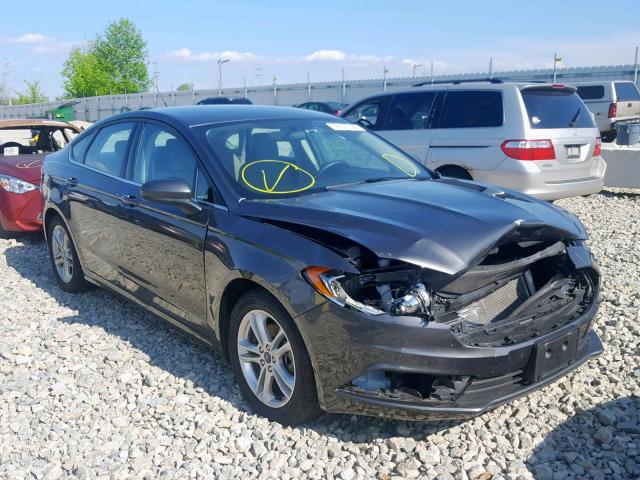 3FA6P0H72JR146222 - 2018 FORD FUSION SE SILVER photo 1