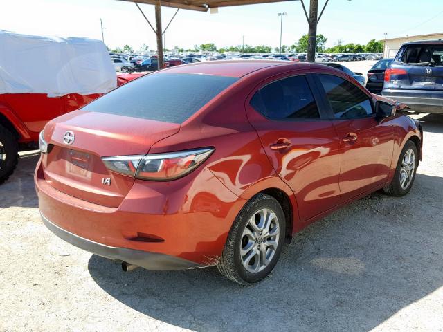 3MYDLBZV5GY123765 - 2016 TOYOTA SCION IA RED photo 4