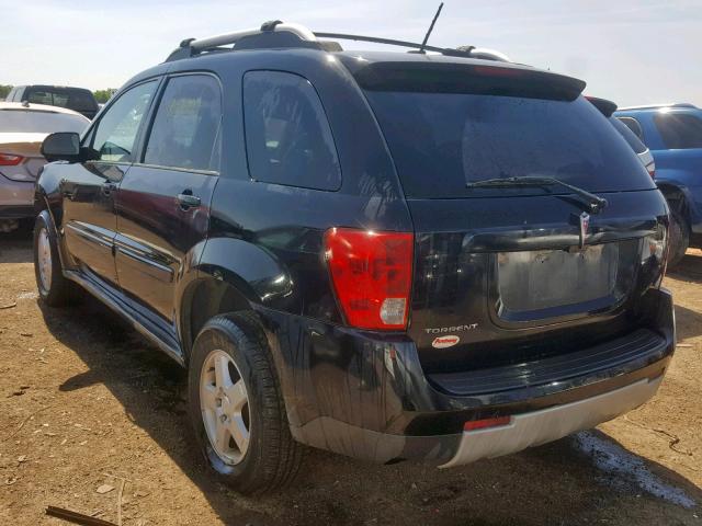 2CKDL33F096247574 - 2009 PONTIAC TORRENT BLACK photo 3