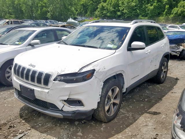 1C4PJMDX8KD351129 - 2019 JEEP CHEROKEE L WHITE photo 2