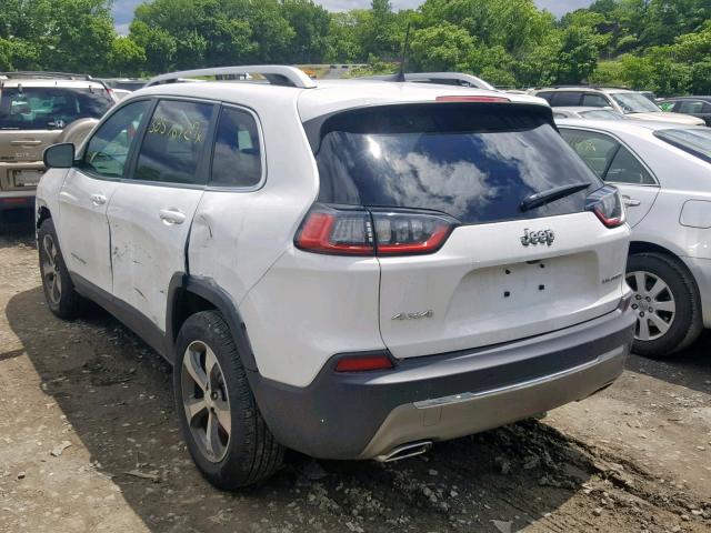 1C4PJMDX8KD351129 - 2019 JEEP CHEROKEE L WHITE photo 3