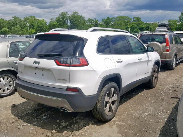 1C4PJMDX8KD351129 - 2019 JEEP CHEROKEE L WHITE photo 4