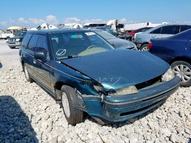 4S3BJ6335P6961778 - 1993 SUBARU LEGACY L TEAL photo 1