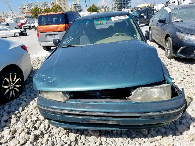 4S3BJ6335P6961778 - 1993 SUBARU LEGACY L TEAL photo 9