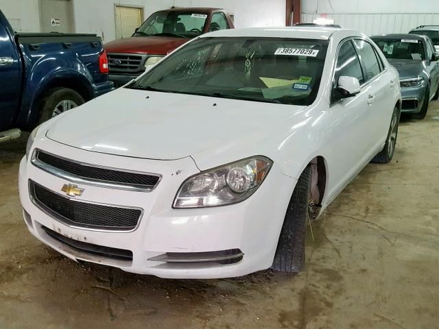 1G1ZC5E18BF353740 - 2011 CHEVROLET MALIBU 1LT WHITE photo 2