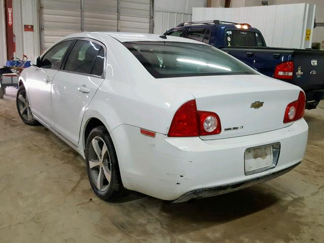 1G1ZC5E18BF353740 - 2011 CHEVROLET MALIBU 1LT WHITE photo 3