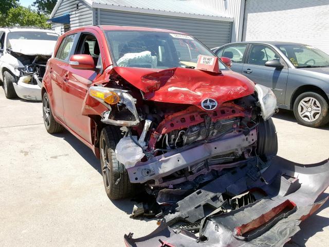 JTKKUPB47E1042021 - 2014 TOYOTA SCION XD RED photo 1