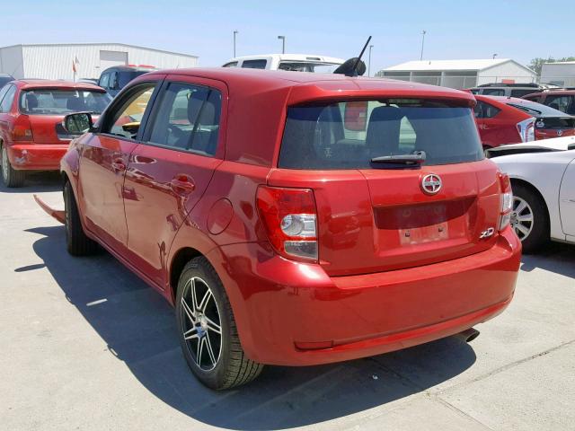 JTKKUPB47E1042021 - 2014 TOYOTA SCION XD RED photo 3