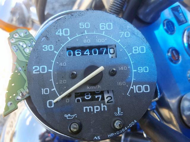 JH2PC21044M500605 - 2004 HONDA VT600 C BLUE photo 8