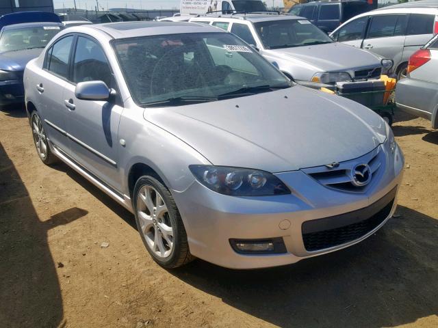 JM1BK323381816671 - 2008 MAZDA 3 S SILVER photo 1