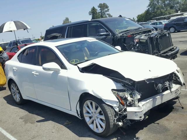 JTHBK262792086348 - 2009 LEXUS IS 250 WHITE photo 1