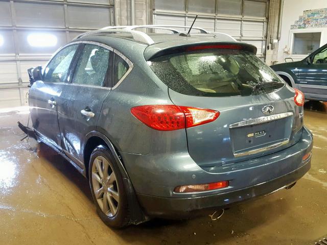 JNKAJ09F78M357879 - 2008 INFINITI EX35 BASE GRAY photo 3