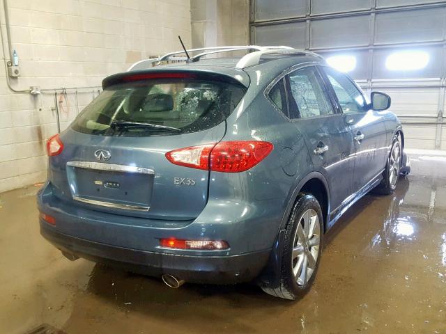 JNKAJ09F78M357879 - 2008 INFINITI EX35 BASE GRAY photo 4