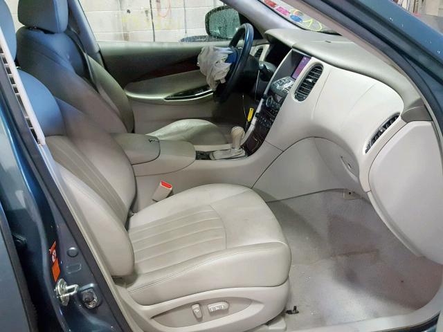 JNKAJ09F78M357879 - 2008 INFINITI EX35 BASE GRAY photo 5