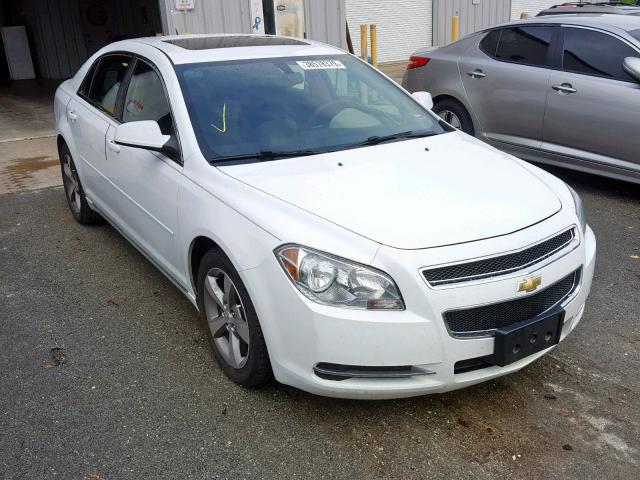 1G1ZC5EU8BF117096 - 2011 CHEVROLET MALIBU 1LT WHITE photo 1