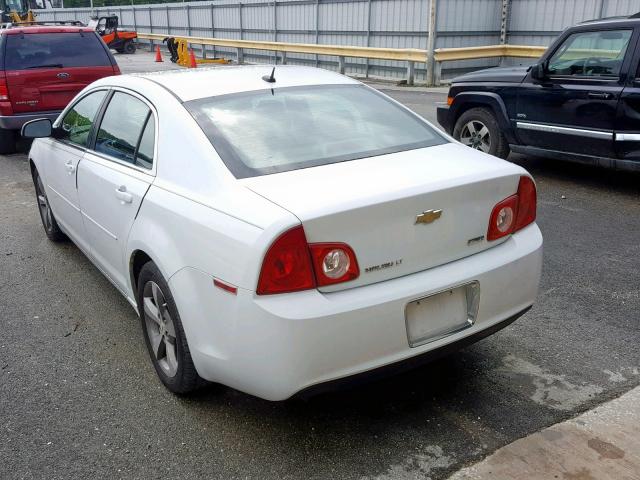 1G1ZC5EU8BF117096 - 2011 CHEVROLET MALIBU 1LT WHITE photo 3