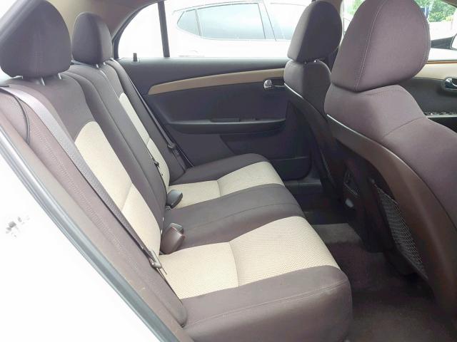 1G1ZC5EU8BF117096 - 2011 CHEVROLET MALIBU 1LT WHITE photo 6