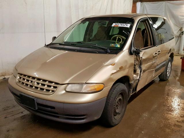 2C4GJ45G8YR753155 - 2000 CHRYSLER VOYAGER SE BROWN photo 2