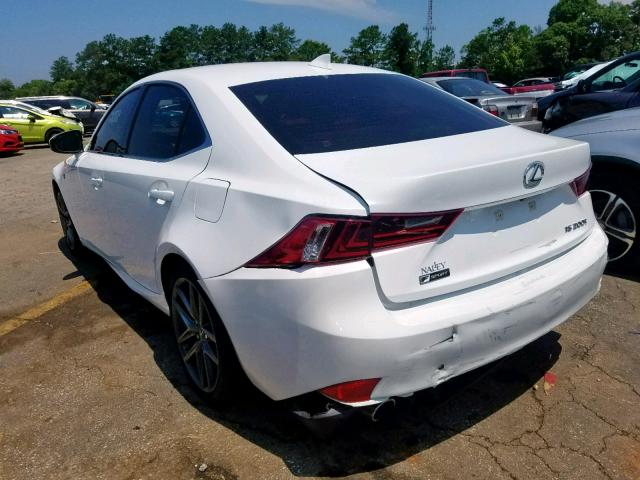 JTHBA1D20G5029307 - 2016 LEXUS IS 200T WHITE photo 3