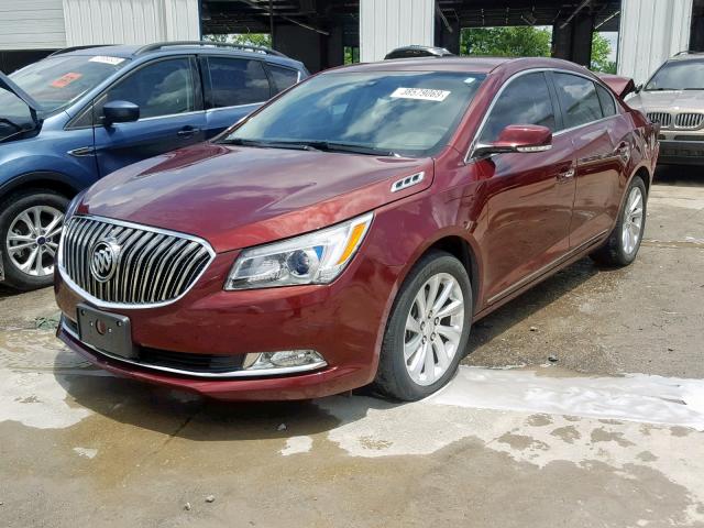 1G4GB5G33FF232194 - 2015 BUICK LACROSSE BURGUNDY photo 2