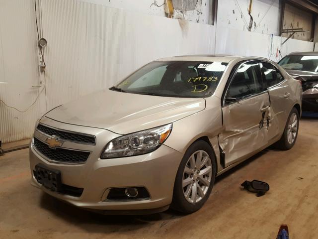 1G11E5SA1DF179783 - 2013 CHEVROLET MALIBU 2LT TAN photo 2