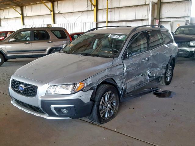 YV440MBKXF1219734 - 2015 VOLVO XC70 T5 SILVER photo 2