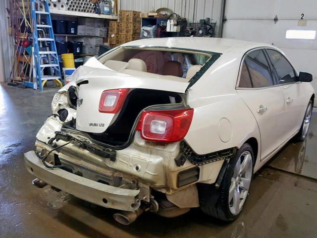 1G11J5SX1EF185052 - 2014 CHEVROLET MALIBU LTZ 白色 照片 4