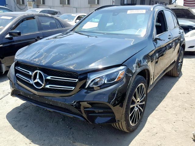 WDC0G4KB0JV113236 - 2018 MERCEDES-BENZ GLC 300 4M BLACK photo 2