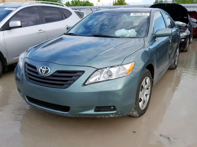 4T1BE46K47U613795 - 2007 TOYOTA CAMRY NEW GREEN photo 2