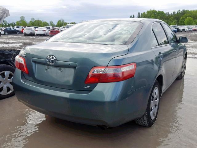 4T1BE46K47U613795 - 2007 TOYOTA CAMRY NEW GREEN photo 4