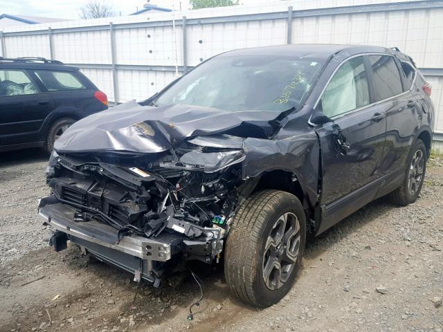 7FARW2H88KE017620 - 2019 HONDA CR-V EXL SILVER photo 2