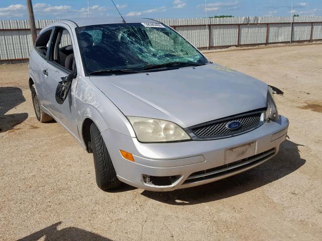 1FAFP31N27W323352 - 2007 FORD FOCUS ZX3 SILVER photo 1