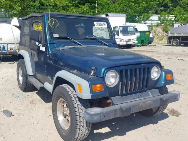 1J4FY29P6WP767697 - 1998 JEEP WRANGLER / GREEN photo 1