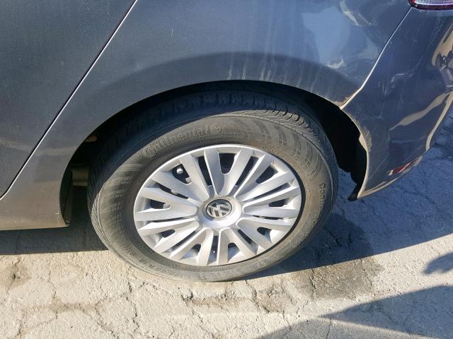 WVWDB7AJ7CW113389 - 2012 VOLKSWAGEN GOLF 灰色 照片 9
