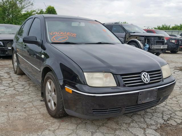 3VWSK69M95M061828 - 2005 VOLKSWAGEN JETTA GLS BLACK photo 1