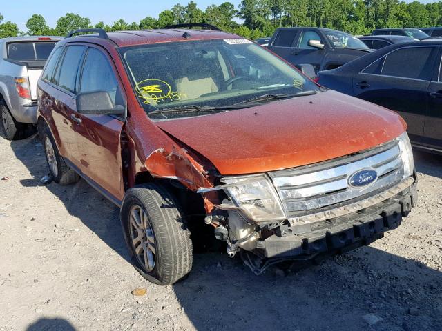 2FMDK36CX7BA51010 - 2007 FORD EDGE SE ORANGE photo 1