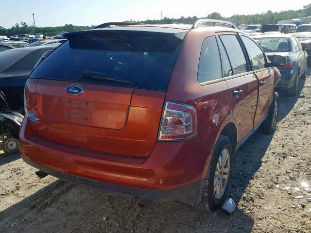 2FMDK36CX7BA51010 - 2007 FORD EDGE SE ORANGE photo 4