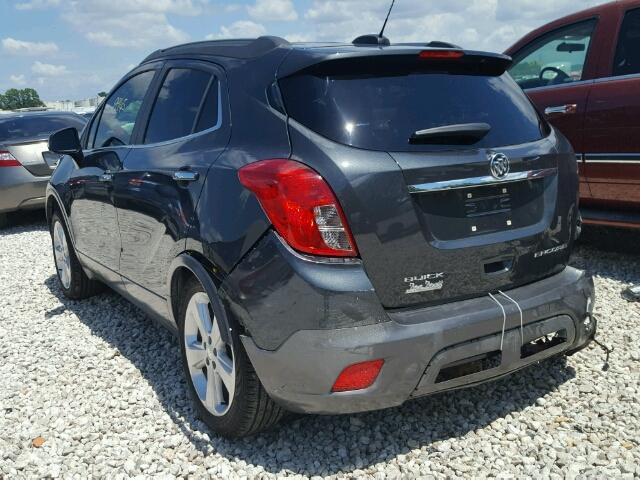 KL4CJBSB7GB733711 - 2016 BUICK ENCORE CON CHARCOAL photo 3