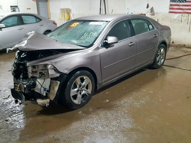 1G1ZC5EB1AF130933 - 2010 CHEVROLET MALIBU 1LT 灰色 照片 2