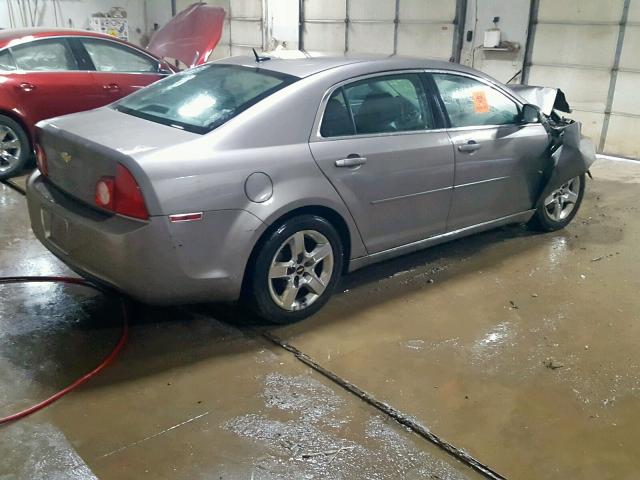 1G1ZC5EB1AF130933 - 2010 CHEVROLET MALIBU 1LT 灰色 照片 4