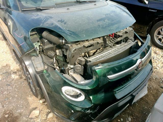 ZFBCFADH0EZ008963 - 2014 FIAT 500L TREKK GREEN photo 9