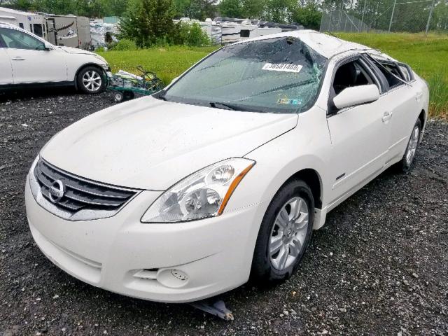 1N4CL2AP6AC152799 - 2010 NISSAN ALTIMA HYB WHITE photo 2