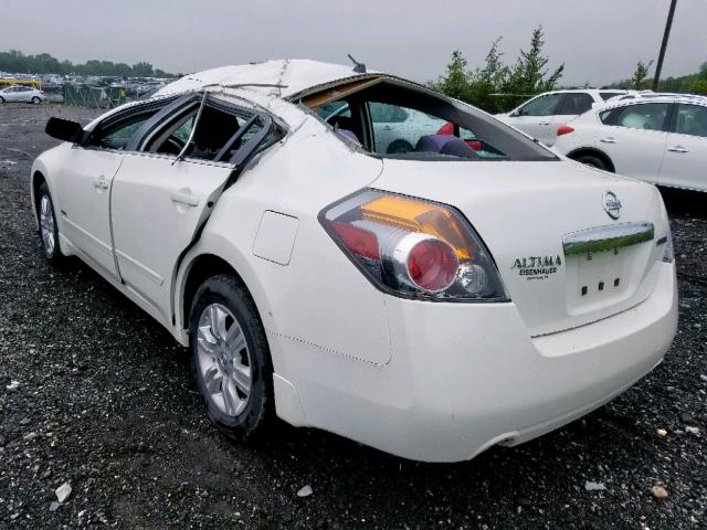 1N4CL2AP6AC152799 - 2010 NISSAN ALTIMA HYB WHITE photo 3