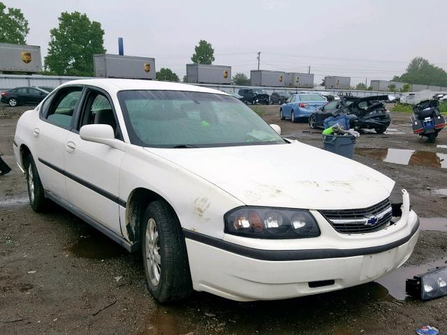 2G1WF52E939446598 - 2003 CHEVROLET IMPALA WHITE photo 1