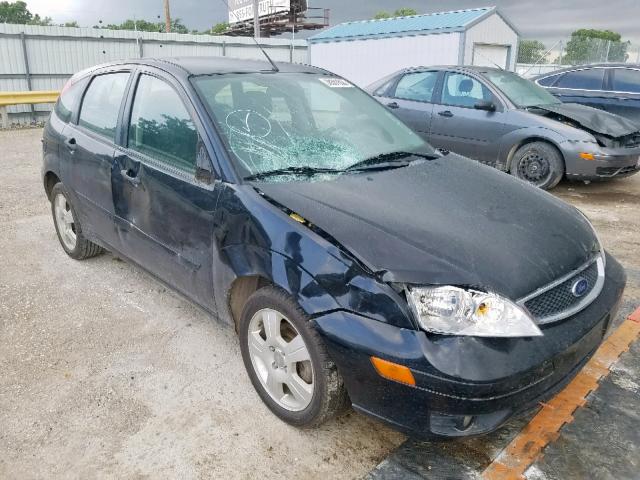 1FAHP37N37W274548 - 2007 FORD FOCUS ZX5 BLACK photo 1