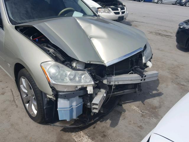 JNKAY01F67M453590 - 2007 INFINITI M35 BASE SILVER photo 9