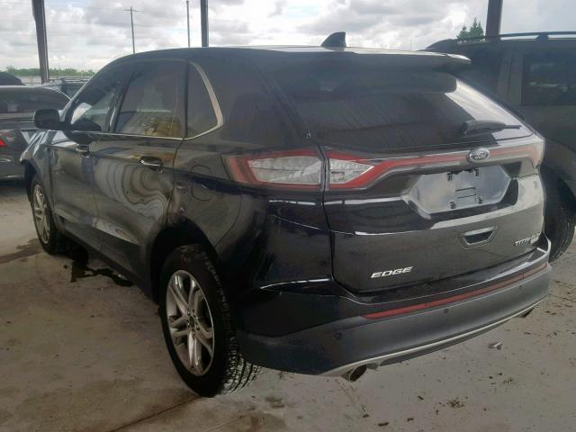 2FMPK3K96FBB41146 - 2015 FORD EDGE TITAN BLACK photo 3